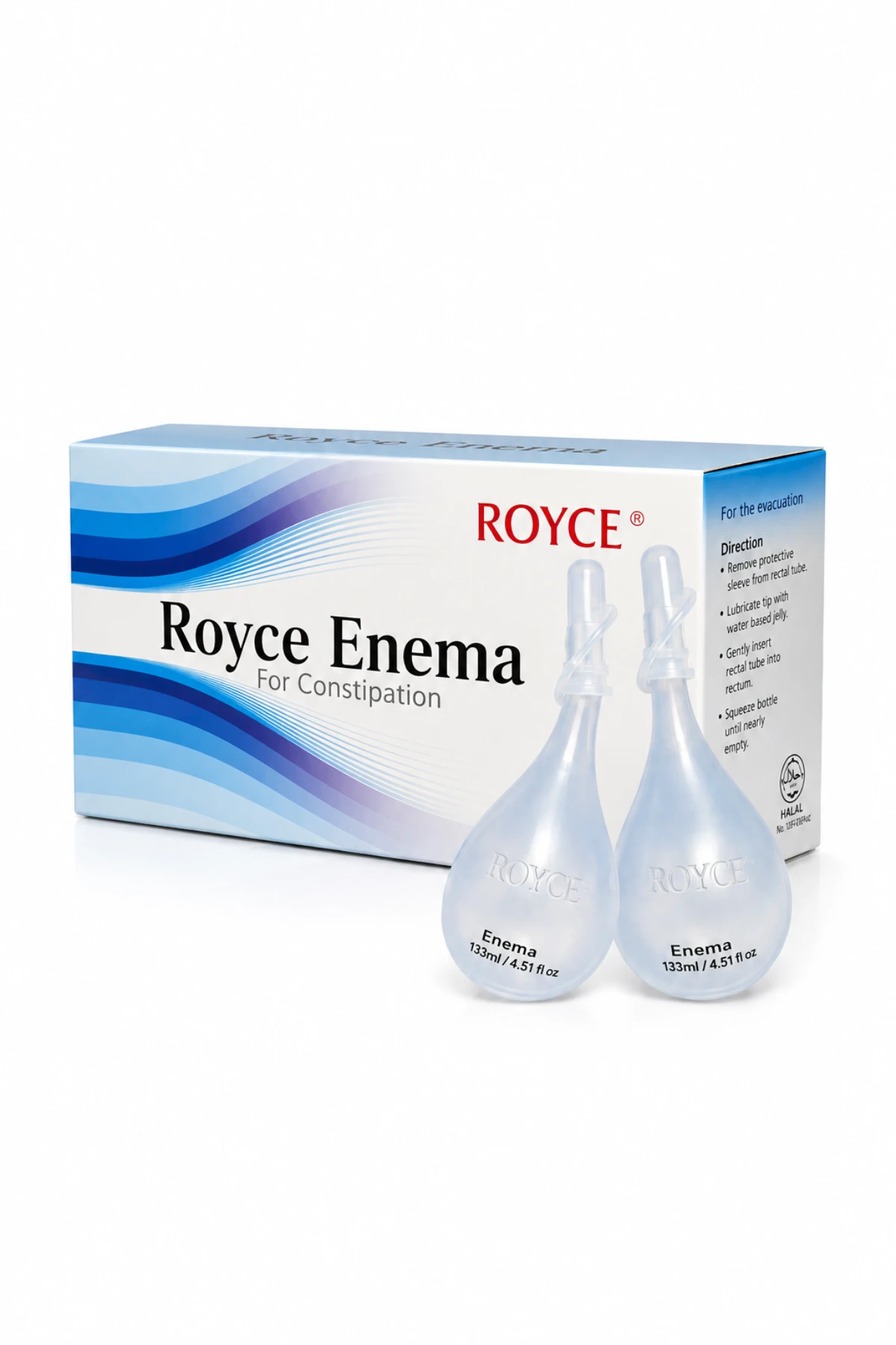 Royce Enema product packaging