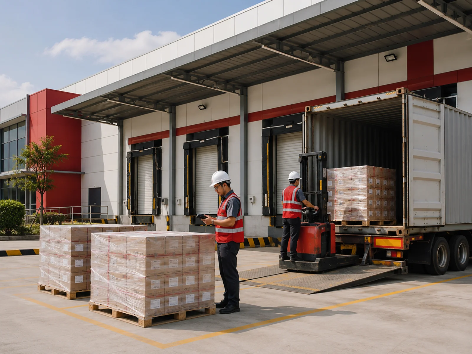Operasi gudang dan logistik farmaseutikal